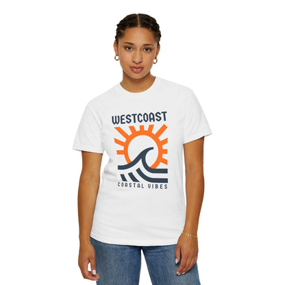 Westcoast Vibes T-Shirt, Summer Essentials, Gift for Beach Lovers, Casual Wear, Trendy Tee, Vacation Outfit