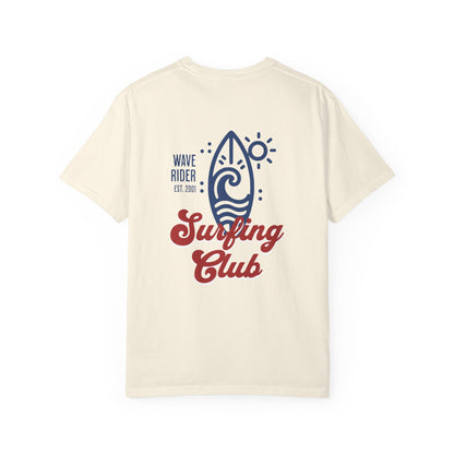 Wave Rider Surfing Club T-Shirt, Casual Unisex Tee, Beachwear, Surfing Gift, Summer Style, Outdoor Fun - Ocean Lover Apparel, Beach Life