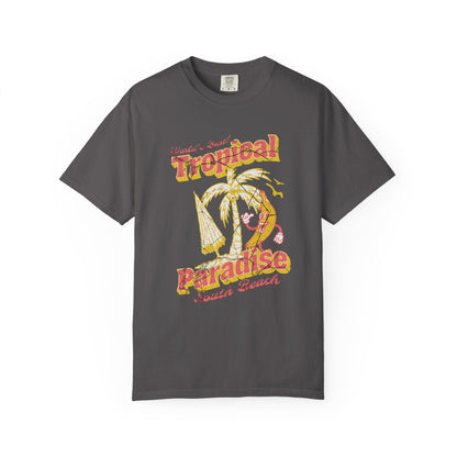 Tropical Paradise T-Shirt | Casual Summer Tee, Beachwear, Unisex Gift, Vacation Essential, Retro Graphic Shirt