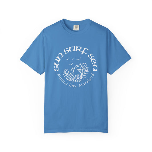 Beach Vibes Unisex T-Shirt, Coastal Graphic Tee, Summer Casual Wear, Perfect for Beach Days, Surfing Adventures, Travel Gift