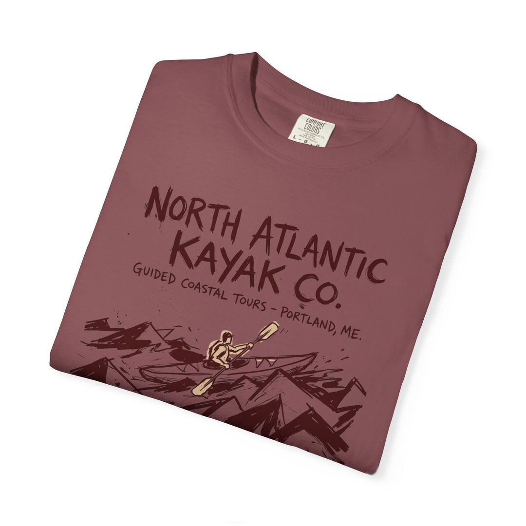 North Atlantic Kayak Co. Graphic Tee — Coastal Kayaking Garment-Dyed T-Shirt