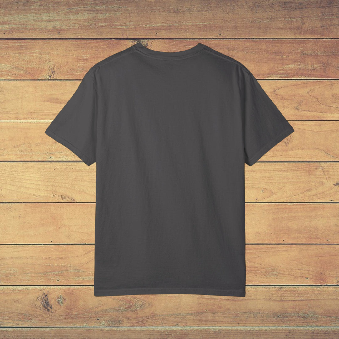 Casual Vintage Beach Van Tee | Garment-Dyed Retro Surf Graphic