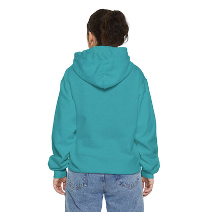 Bee-Inspired Unisex Garment-Dyed Hoodie, Nature Lover Sweater, Eco-Friendly Gift, Cozy Casual Wear, Perfect for Spring