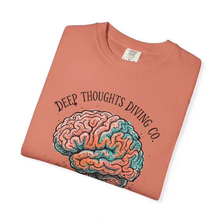 Deep Thoughts Diving Co. Brain Tree Graphic Tee — Garment-Dyed T-Shirt