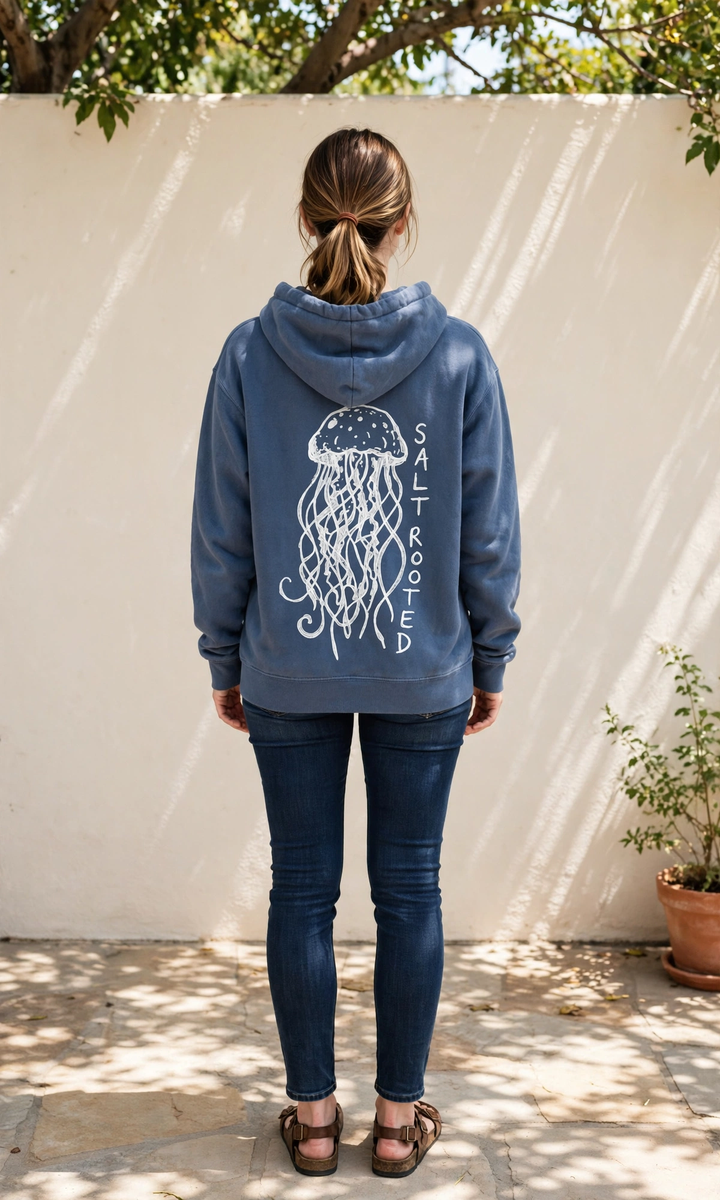 Salt Rooted Jellyfish Hoodie — women&