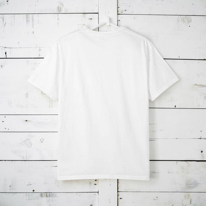 Coastal Calm Graphic T-Shirt — "Coastal Calm For Inland Lives" Sunset Waves Tee