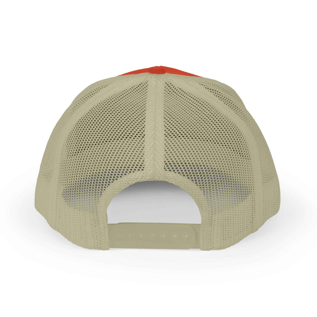 Salty Wave Snapback Trucker Cap — Beachy Retro Embroidered Beach Hat