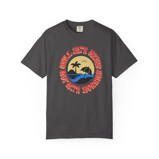 Chill Beach Vibes T-Shirt, 100% Ring-Spun Garment-Dyed Cotton