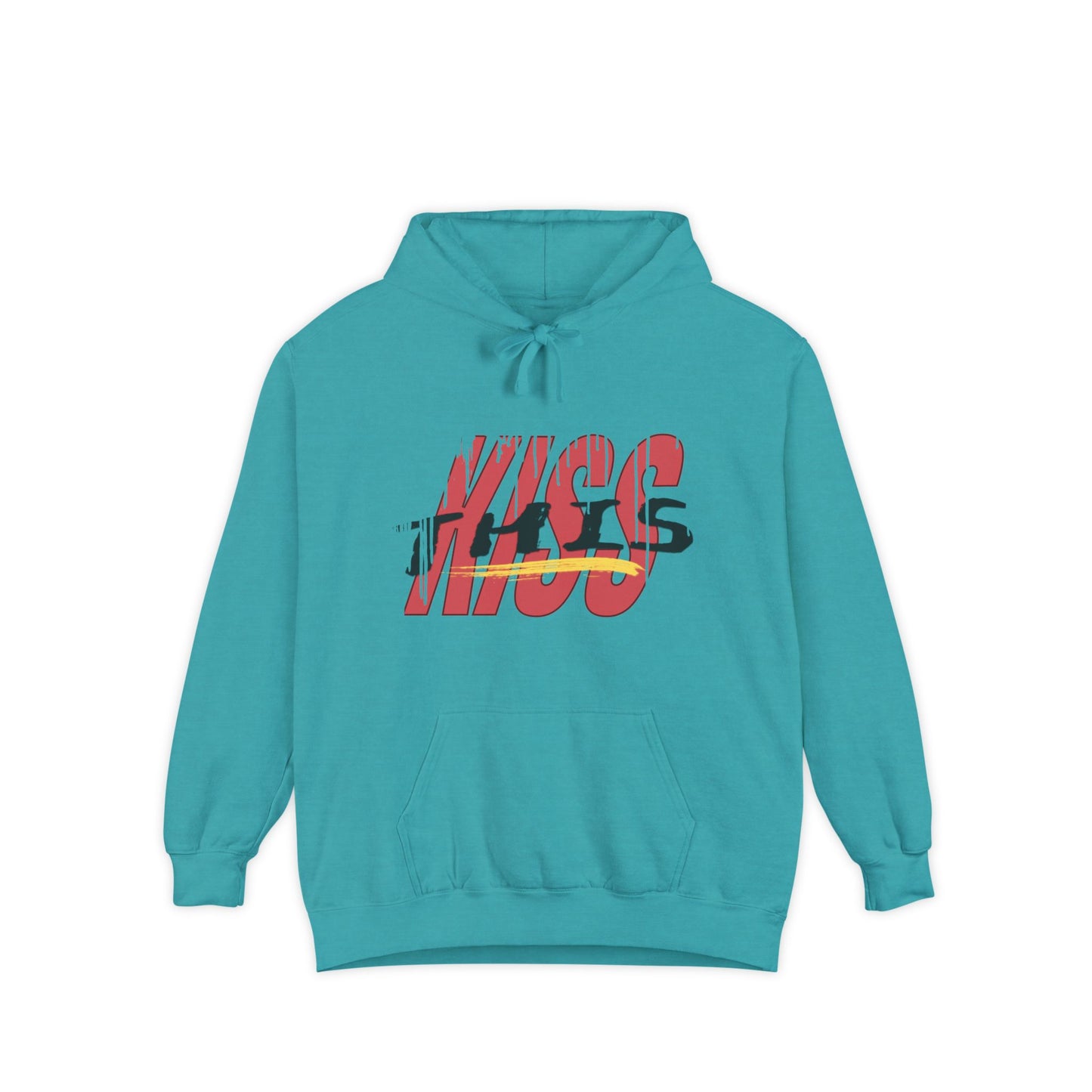 Kiss This Ocean Cozy Graphic Hoodie, Cozy Casual Sweatshirt, Unisex Gift, Streetwear Comfort, Perfect for Gifting, Valentine's Day
