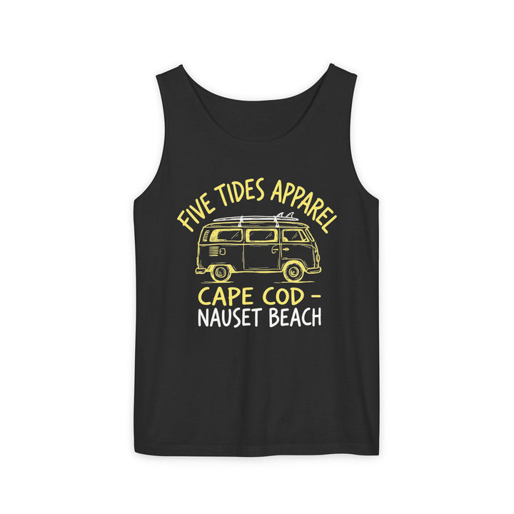 Cape Cod Nauset Beach Tank | Garment-Dyed Vintage Camper Graphic Tank Top