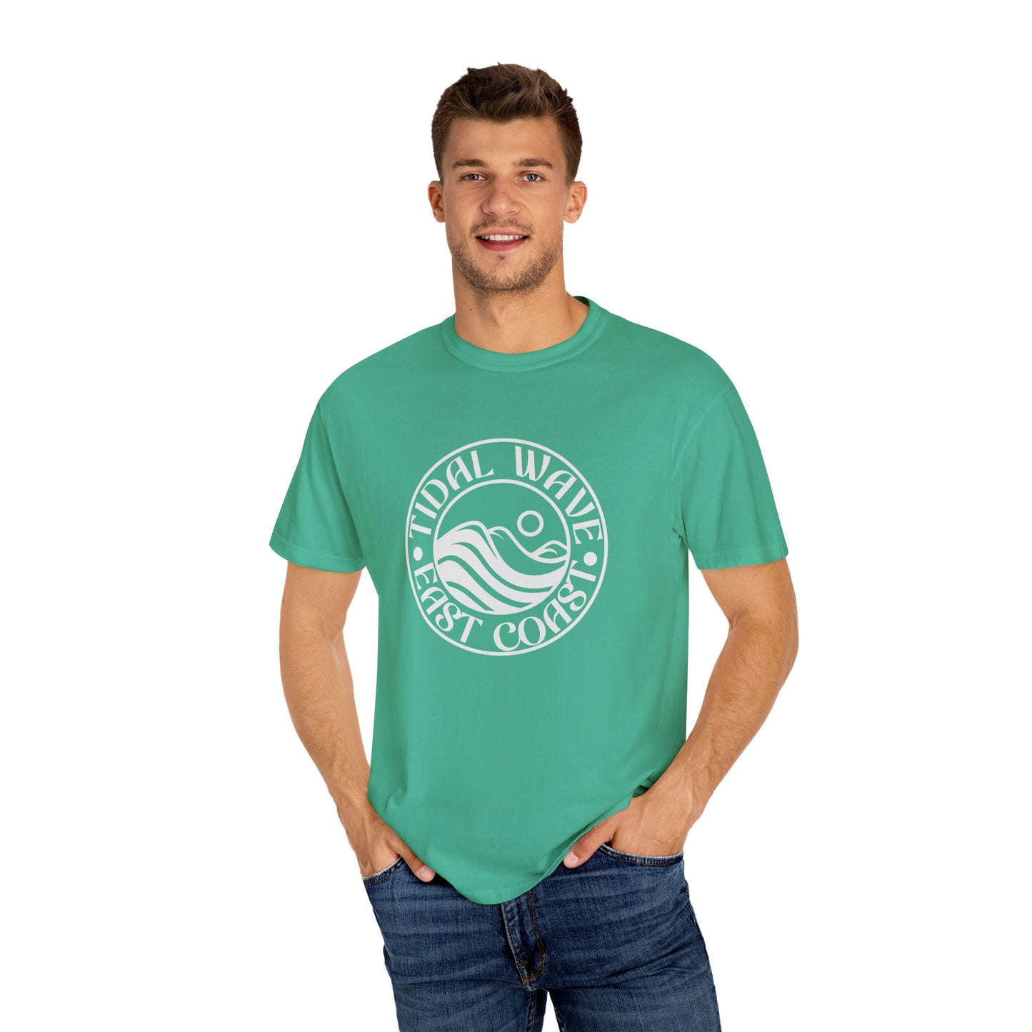 East Coast Tidal Wave Unisex T-shirt | Ocean Lover Gift, Beachwear, Casual Style, Summer Vibe, Travel Essentials