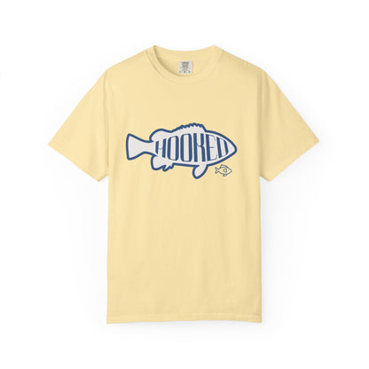 Hooked Fishing T-Shirt, Unisex Apparel, Summer Outdoor Wear, Gift for Fishermen, Casual Everyday Tee, Cool Graphic Shirt