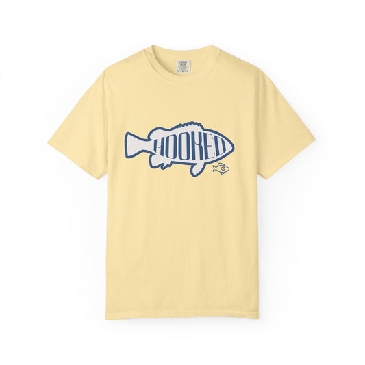 Hooked Fishing T-Shirt, Unisex Apparel, Summer Outdoor Wear, Gift for Fishermen, Casual Everyday Tee, Cool Graphic Shirt