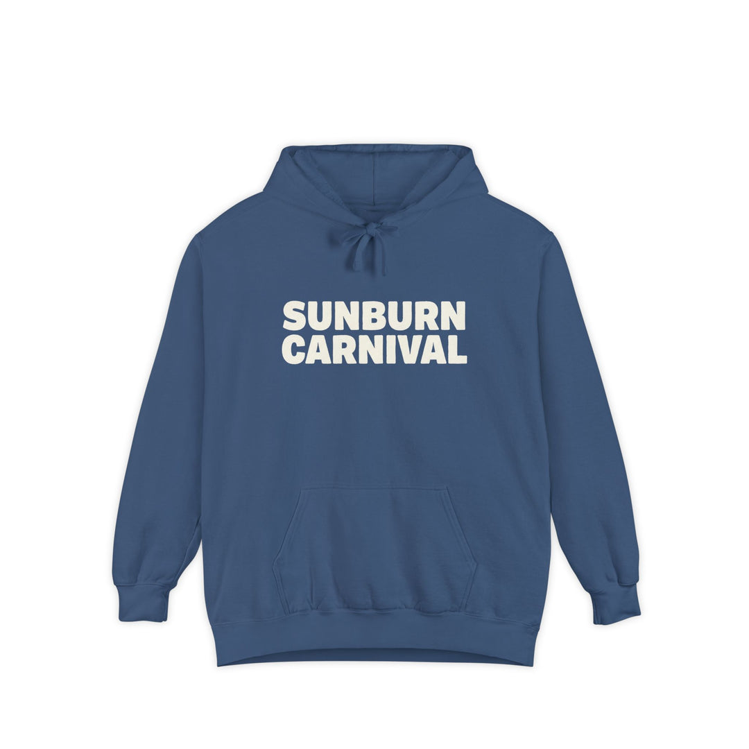 Sunburn Carnival Hoodie — Vintage Garment-Dyed Pullover