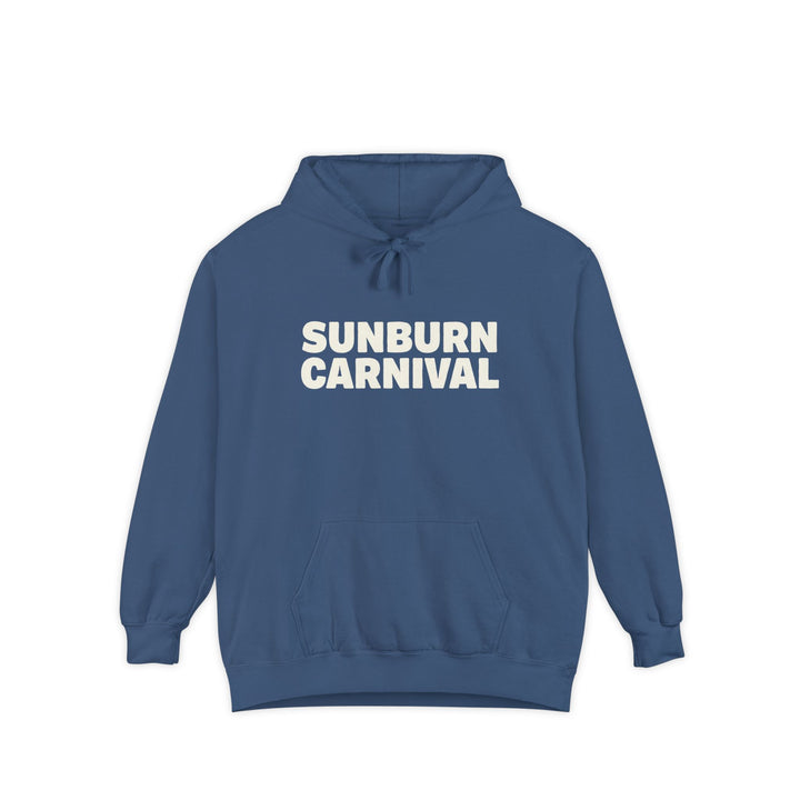 Sunburn Carnival Hoodie — Vintage Garment-Dyed Pullover