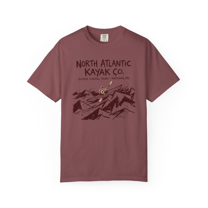 North Atlantic Kayak Co. Graphic Tee — Coastal Kayaking Garment-Dyed T-Shirt