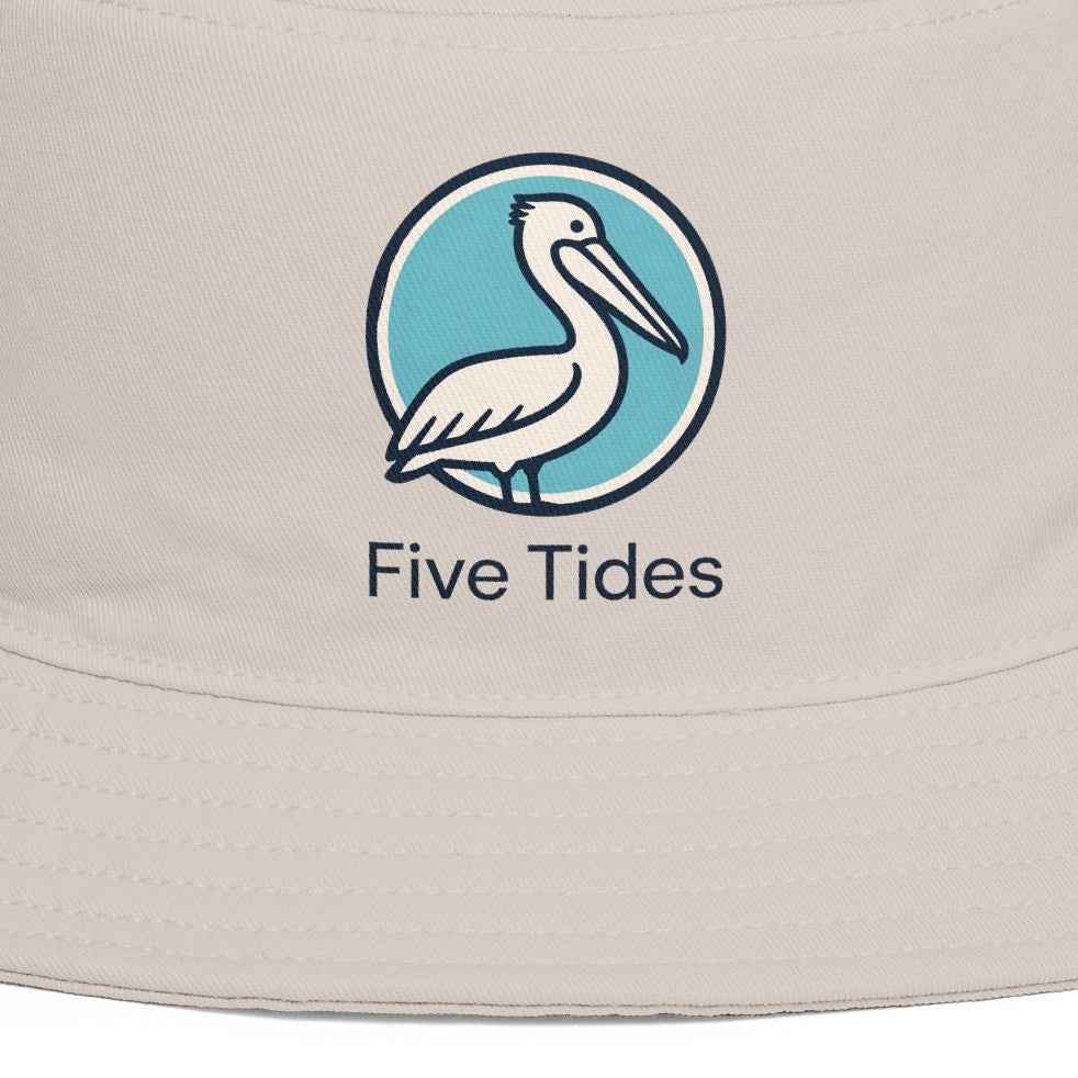 Five Tides Pelican Bucket Hat — Coastal Sun Hat