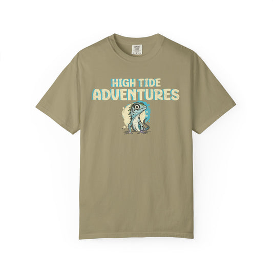 High Tide Adventures T-Shirt, 100% Ring-Spun, Garment-Dyed Cotton