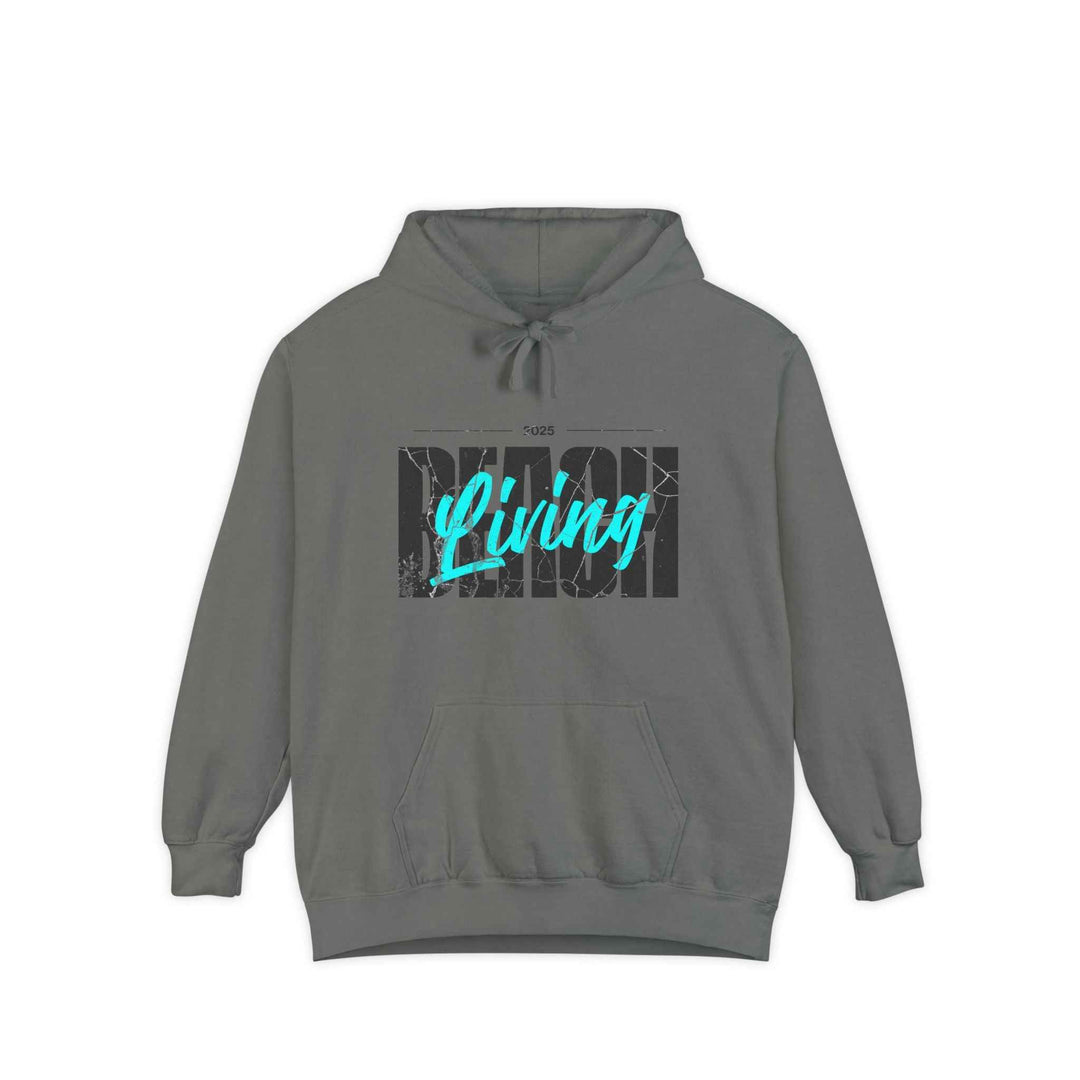 Beach Living Retro, Garment-Dyed Unisex Hoodie