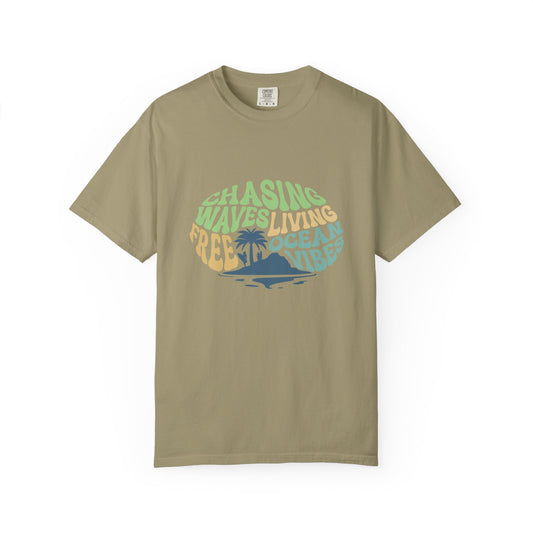 Ocean Vibes Unisex T-Shirt - Chasing Waves Graphic Tee, Casual Wear, Beach Lovers, Summer Style, Gift for Friends, Beach T-shirt, Ocean