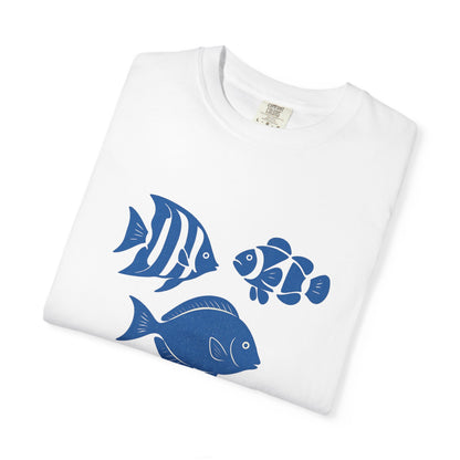 Ocean-Inspired ,Garment-Dyed T-Shirt, Unisex