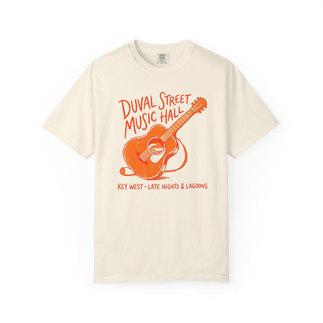 Duval Street Music Hall Tee | Garment-Dyed Key West Graphic