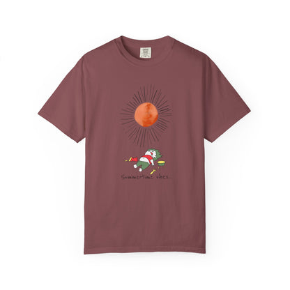 Summer Vibes T-shirt, 100% Ring-Spun Garment-Dyed Cotton