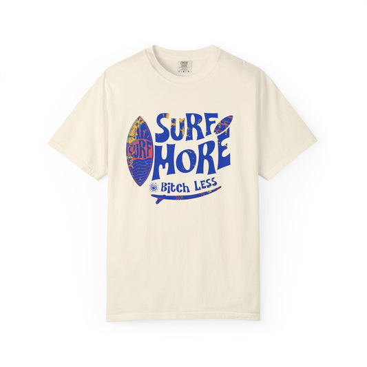 Surf More T-Shirt, Unisex Tee, Beach Apparel, Summer Wear, Surfing Gift, Casual Style