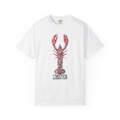Big Red Lobster Graphic T-Shirt, 100% Ring-Spun Garment-Dyed Cotton