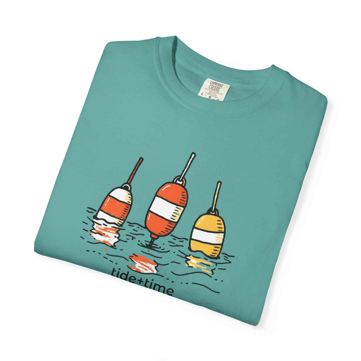 Beach Buoy Graphic Summer T-Shirt - Casual Coastal Beach Style Tee