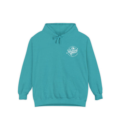 O'Fishally Retired Hoodie, Unisex Garment-Dyed Pullover, Perfect Gift for Retirees, Fishing Lovers, Cozy Everyday Wear, Retirement