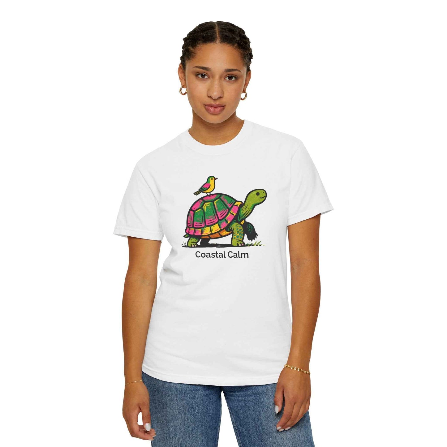 Coastal Calm Turtle Buddies T-Shirt — Beachy Sea Cotton Graphic Tee