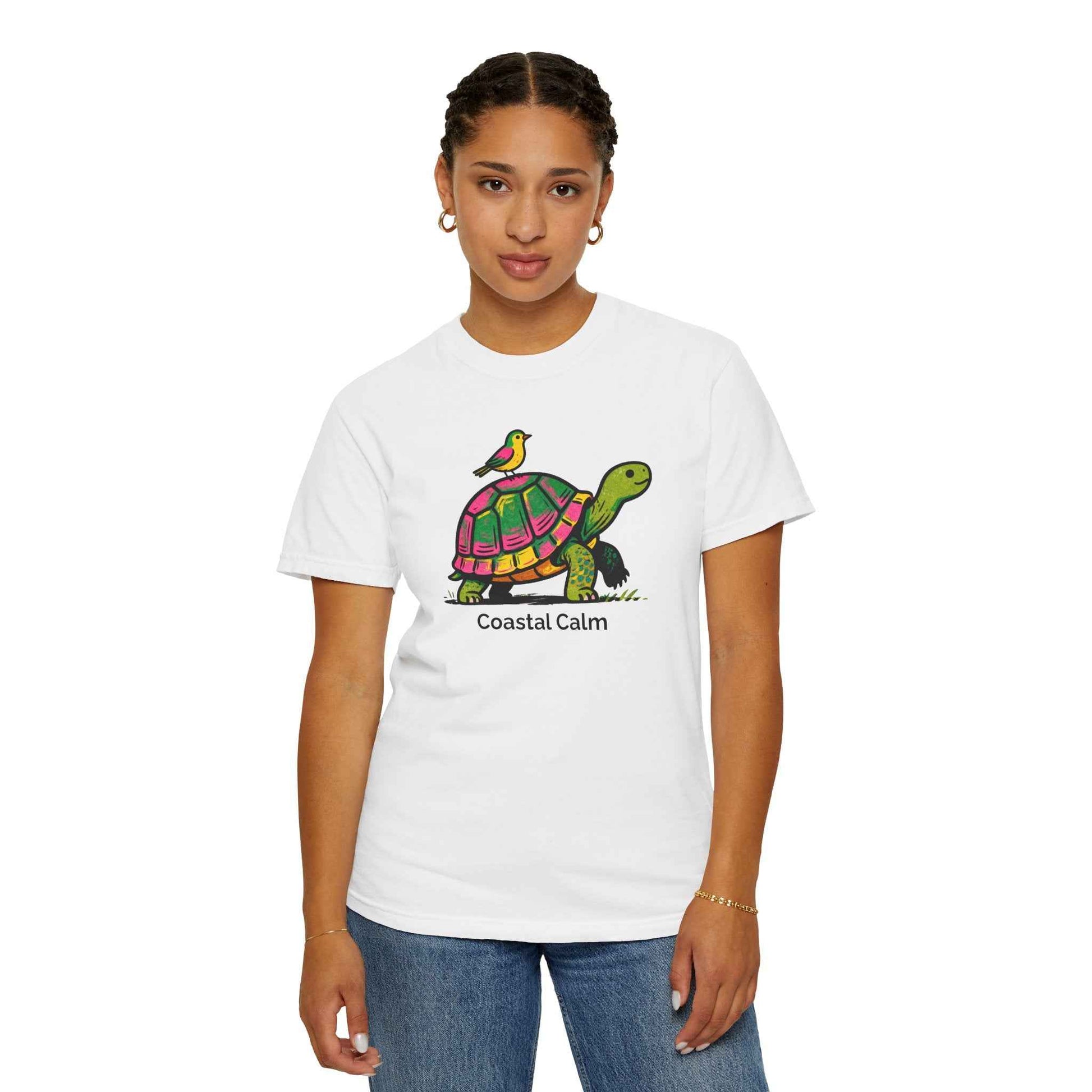 Coastal Calm Turtle Buddies T-Shirt — Beachy Sea Cotton Graphic Tee