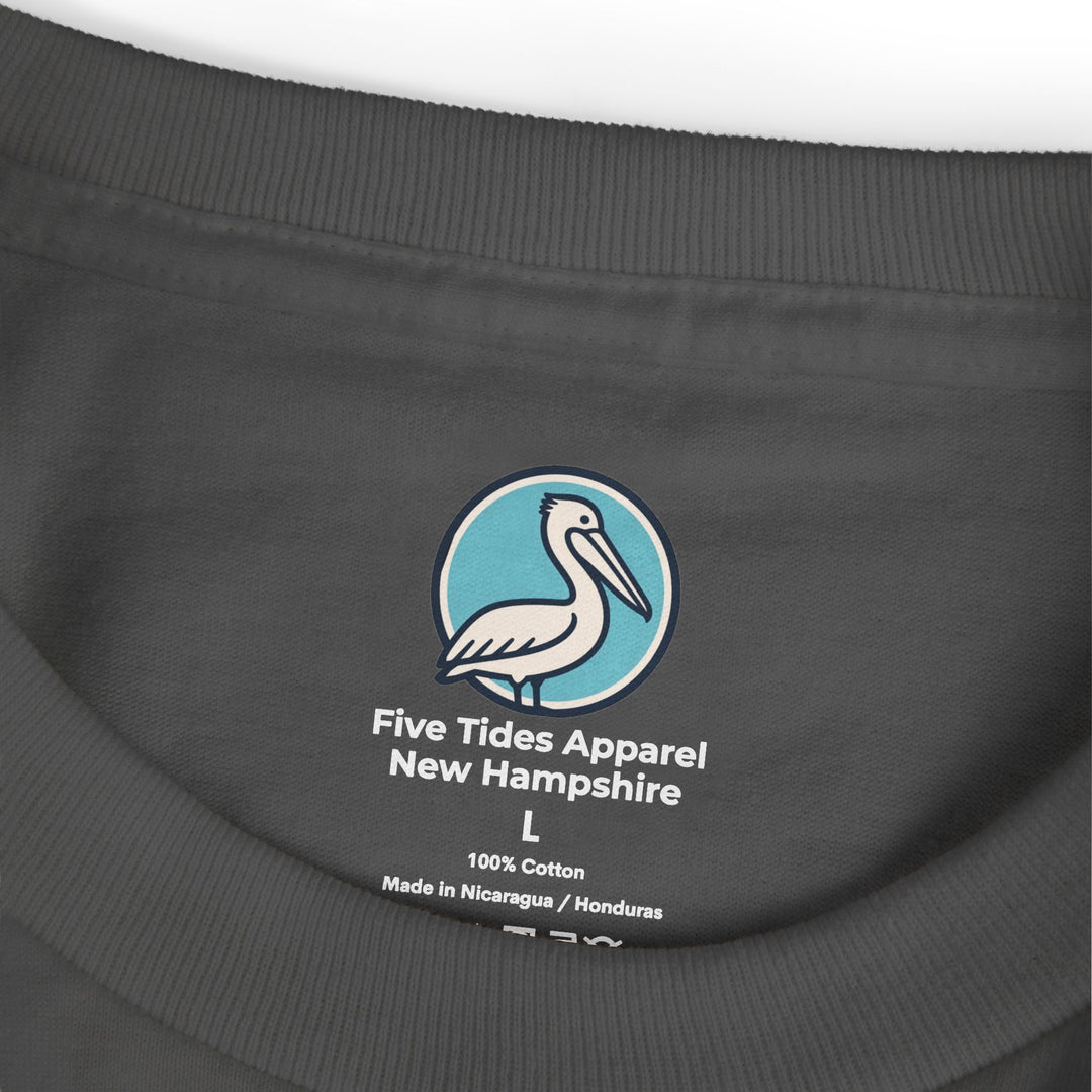Fly Boldly Rise Freely Tee | Garment Dyed Coastal Graphic T-Shirt