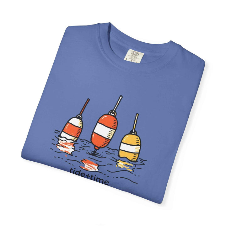 Beach Buoy Graphic Summer T-Shirt - Casual Coastal Beach Style Tee