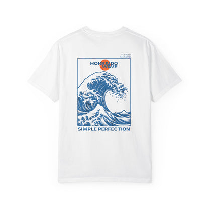 Hokkaido Wave Graphic Tee - Casual Unisex Shirt, Eco-Friendly Apparel, Summer Outfit, Beach Wear, Gift for Ocean Lovers