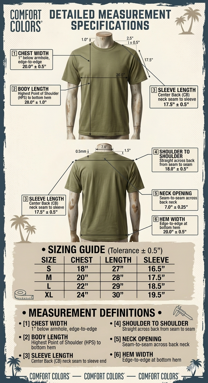 Fly Boldly Rise Freely Tee | Garment Dyed Coastal Graphic T-Shirt