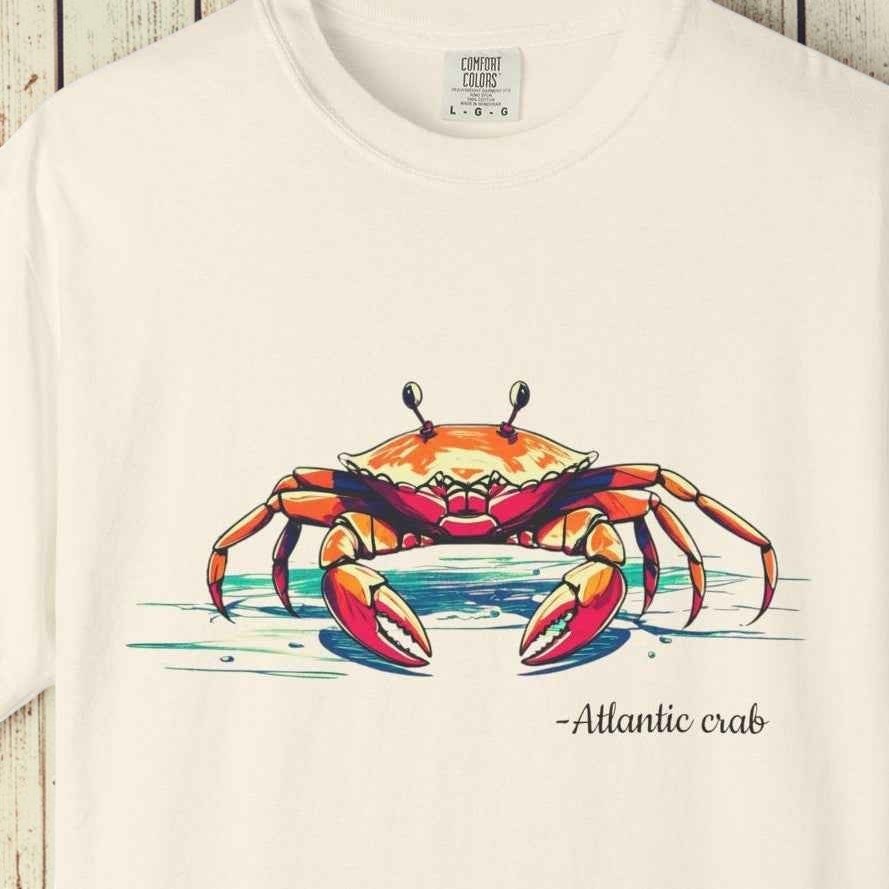 Atlantic Crab Graphic T-Shirt, 100% Ring-Spun Garment-Dyed Cotton