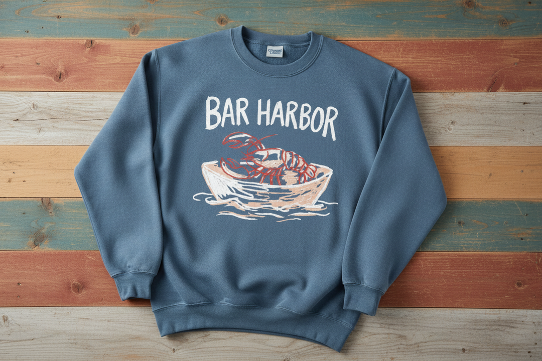 Bar Harbor Steel Blue Front