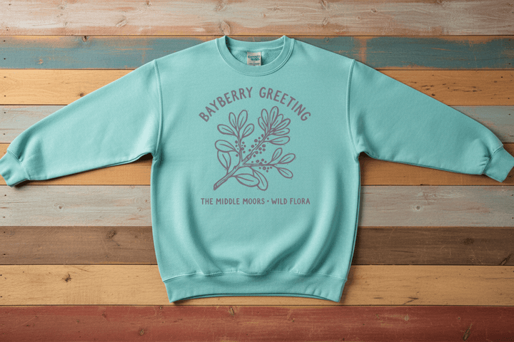 Bayberry Greeting Aqua Front