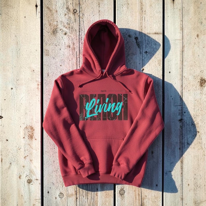 Beach Living Retro, Garment-Dyed Unisex Hoodie
