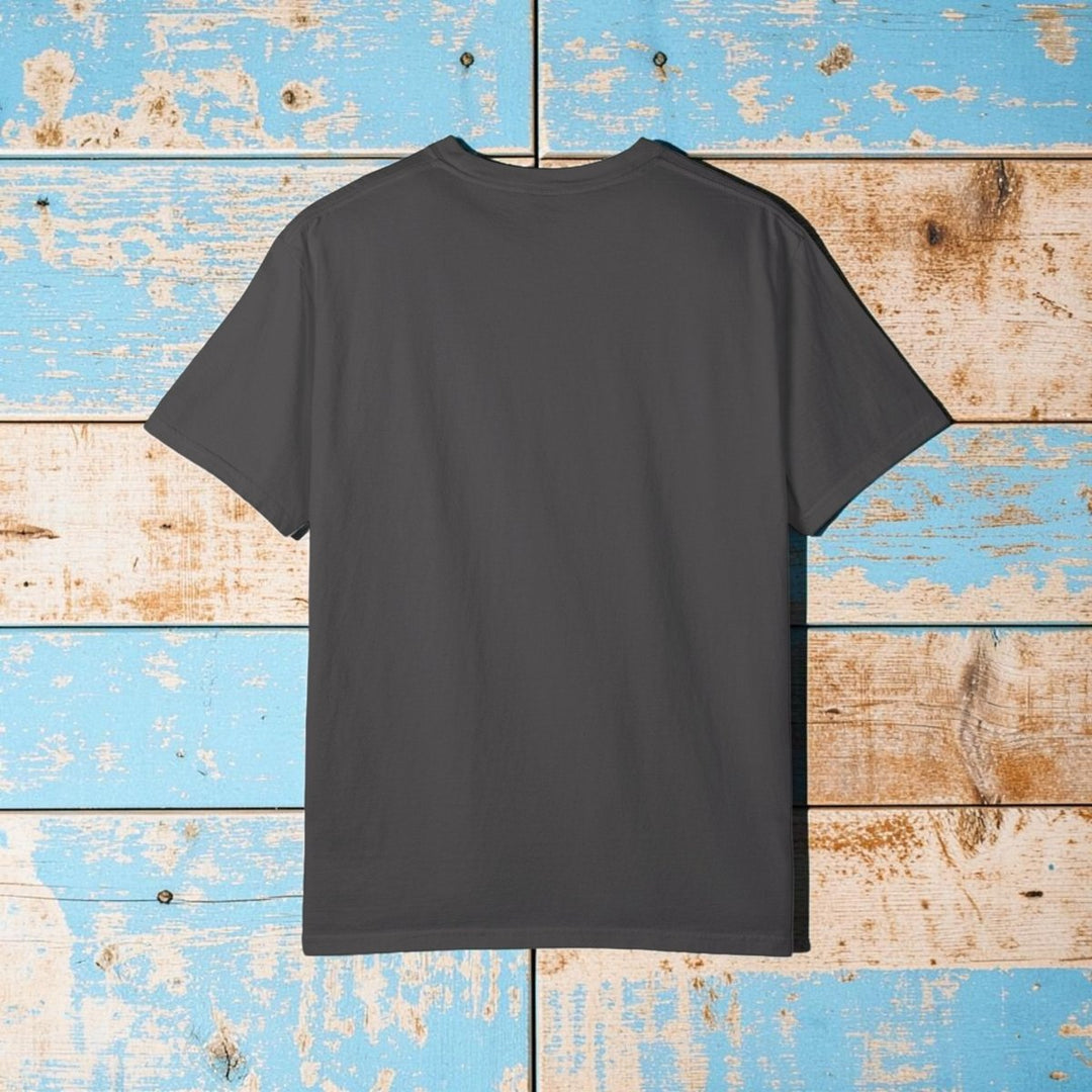 Beach Vibes Flip Flop Tee | Garment-Dyed Summer Coastal Graphic - FIVE TIDES APPAREL