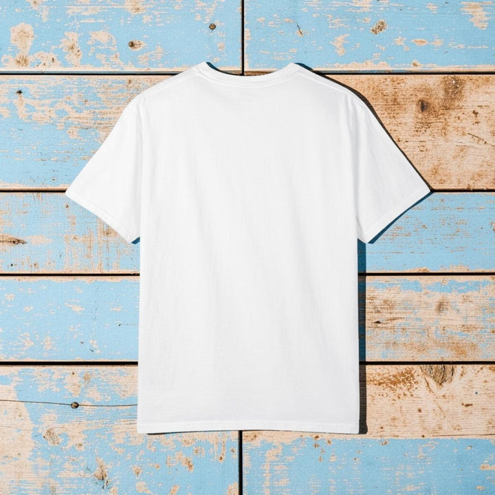 Beach Vibes Flip Flop Tee | Garment-Dyed Summer Coastal Graphic - FIVE TIDES APPAREL