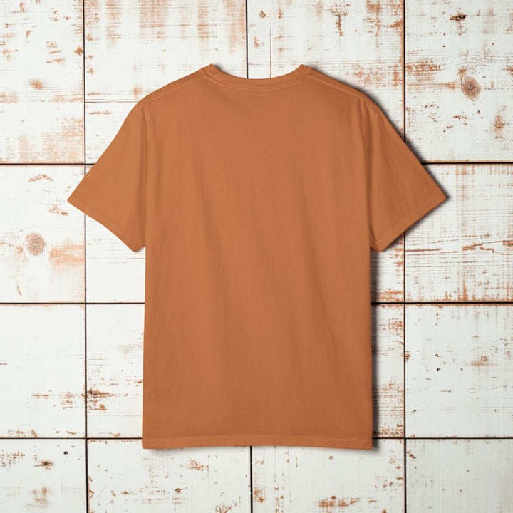 Brown t-shirt on a white background