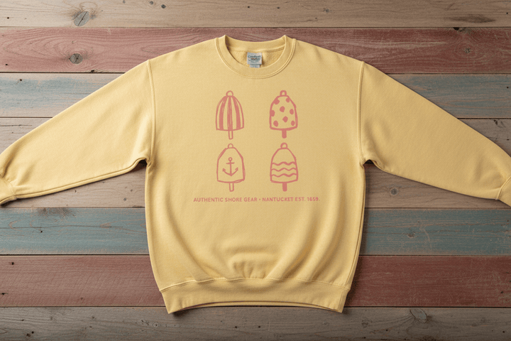 Nantucket Buoys Yellow Front