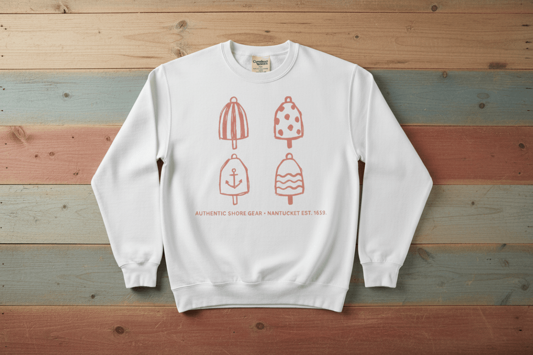 Nantucket Buoys White Front
