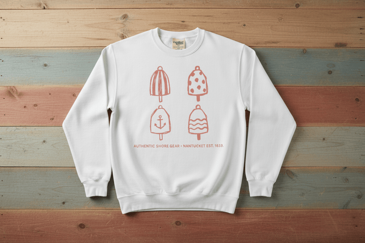 Nantucket Buoys White Front