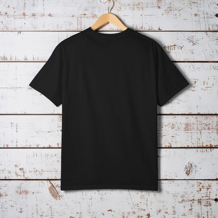 Casual Vintage Beach Van Tee | Garment-Dyed Retro Surf Graphic - FIVE TIDES APPAREL