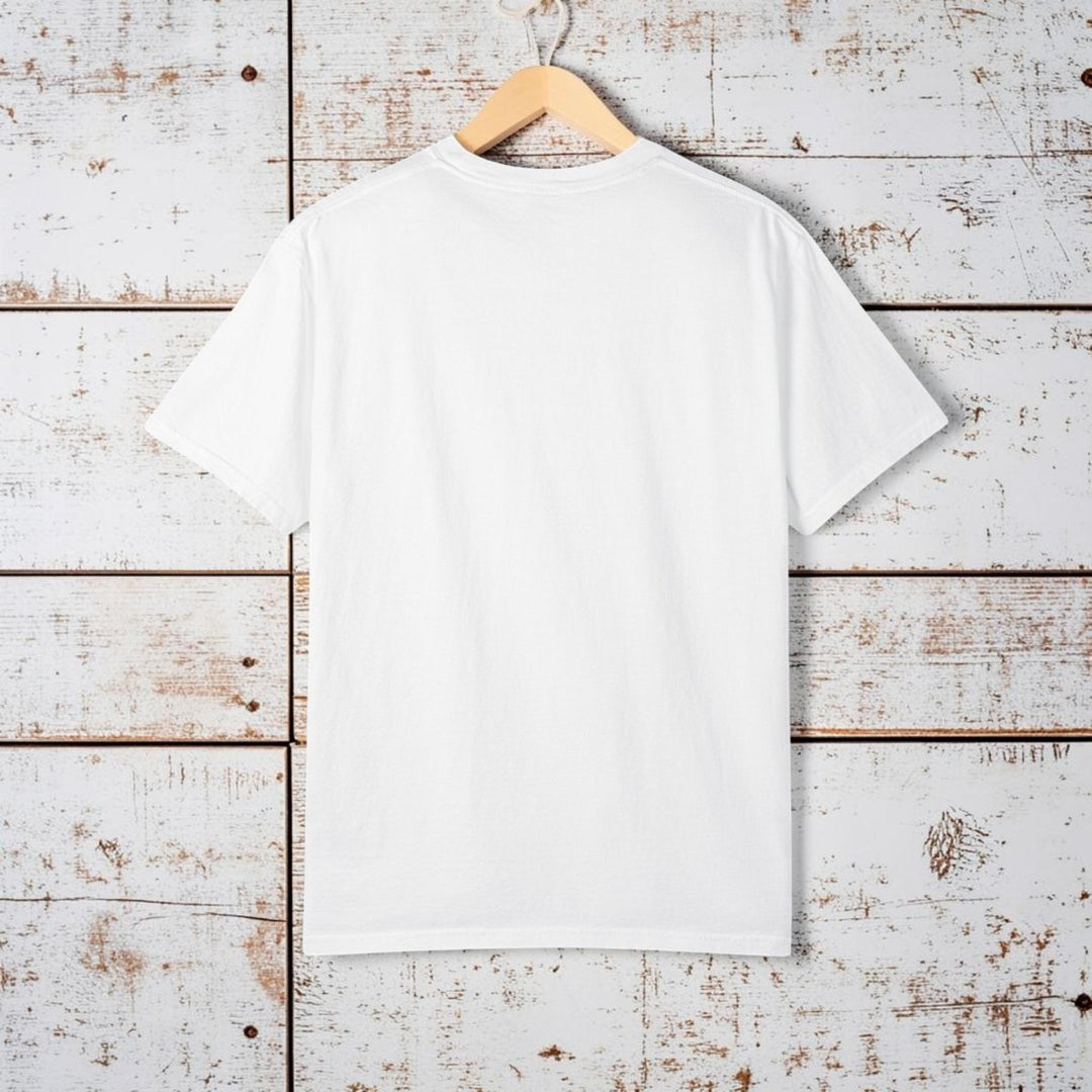Casual Vintage Beach Van Tee | Garment-Dyed Retro Surf Graphic - FIVE TIDES APPAREL