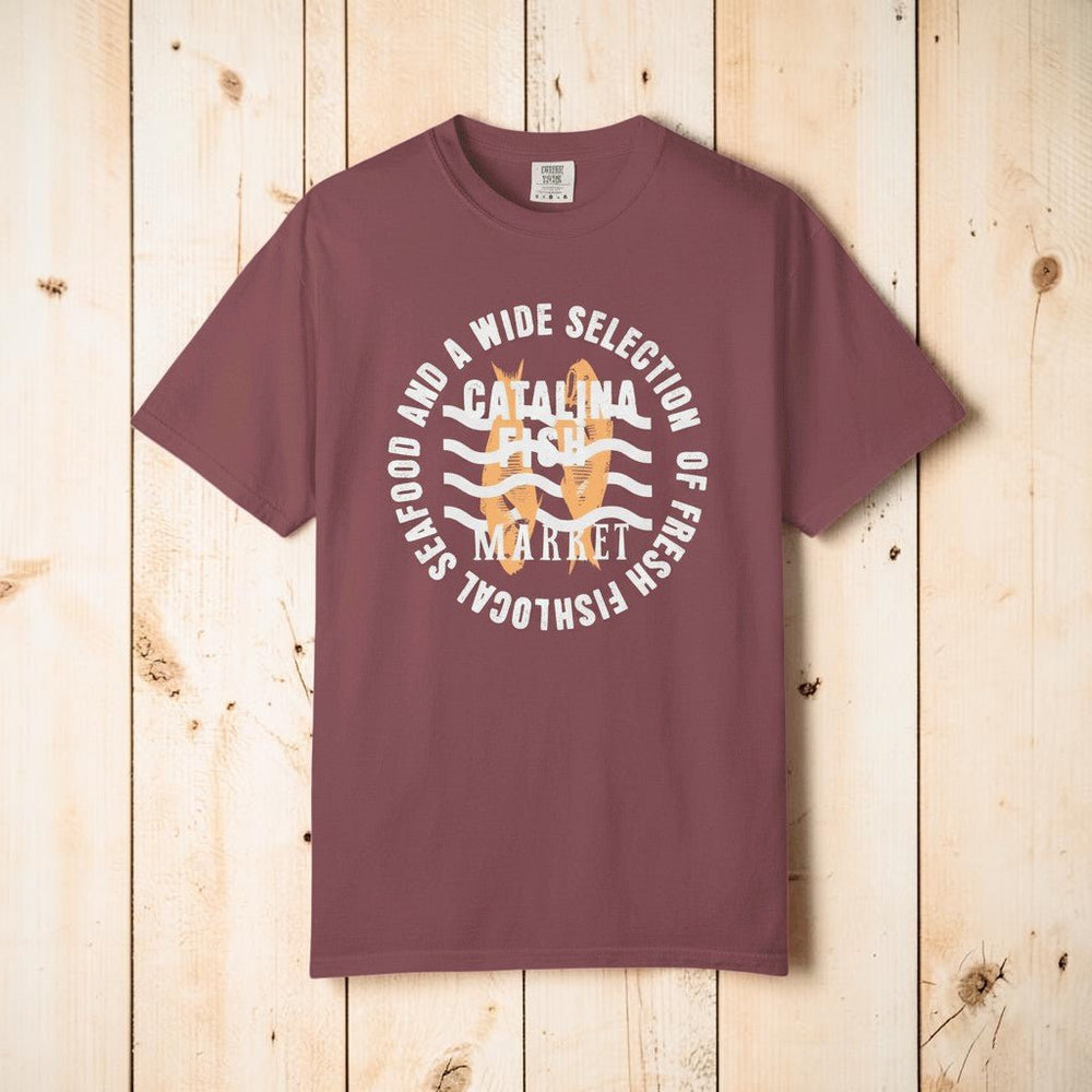 Catalina Fish Market Select Graphic Tee — Brick on Colorful Driftwood